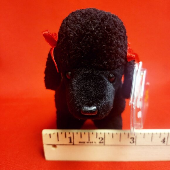 Ty Beanie Babies Gigi The Poodle 1998 Animal Plush Stuffed Toy - Picture 8 of 11